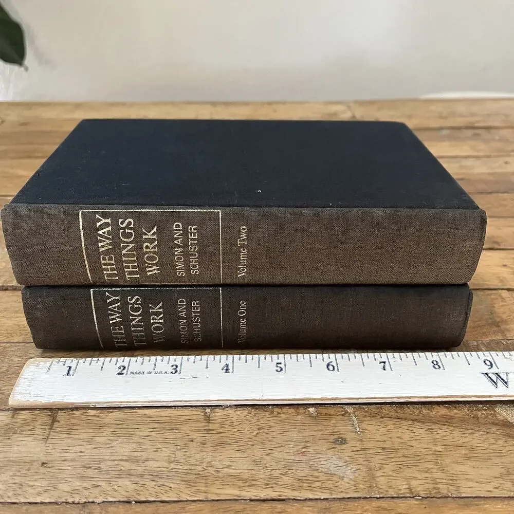The Way Things Work Volume 1 & 2 Simon & Schuster 1967-1971 Science Technology